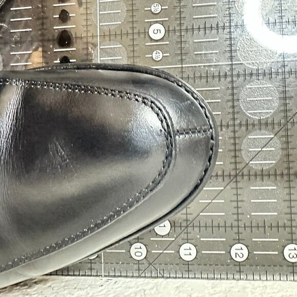 Allen Edmonds Watson Men Size 8.5D Black Leather Split Toe Derby Dress Shoes